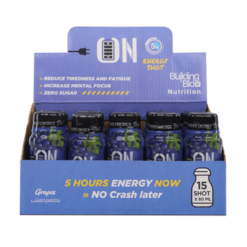 ON Energy Shot - Grapes (Pack of 15) - Building Blox Nutrition