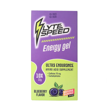 LyteSpeed Energy GEL - Blueberry (Pack of 10 GELs) - Building Blox Nutrition