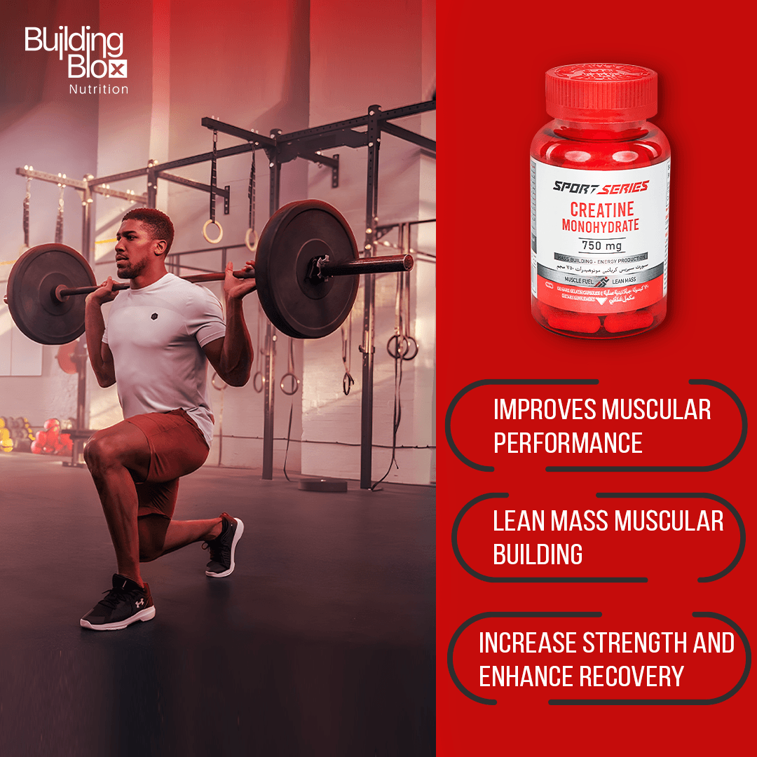 Creatine Building Blocks Building Blox Nutrition : Sport Series Creatine monohydrate - Capsules ...