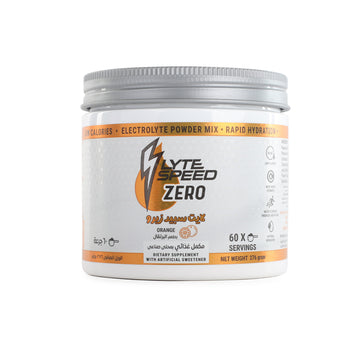 LyteSpeed ZERO  Orange – Electrolyte Hydration Formula (Sugar-Free)